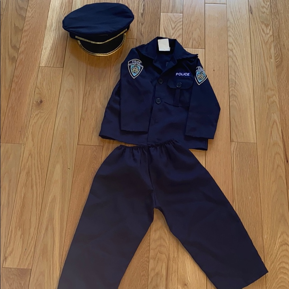 Police Halloween Costume size 2T.